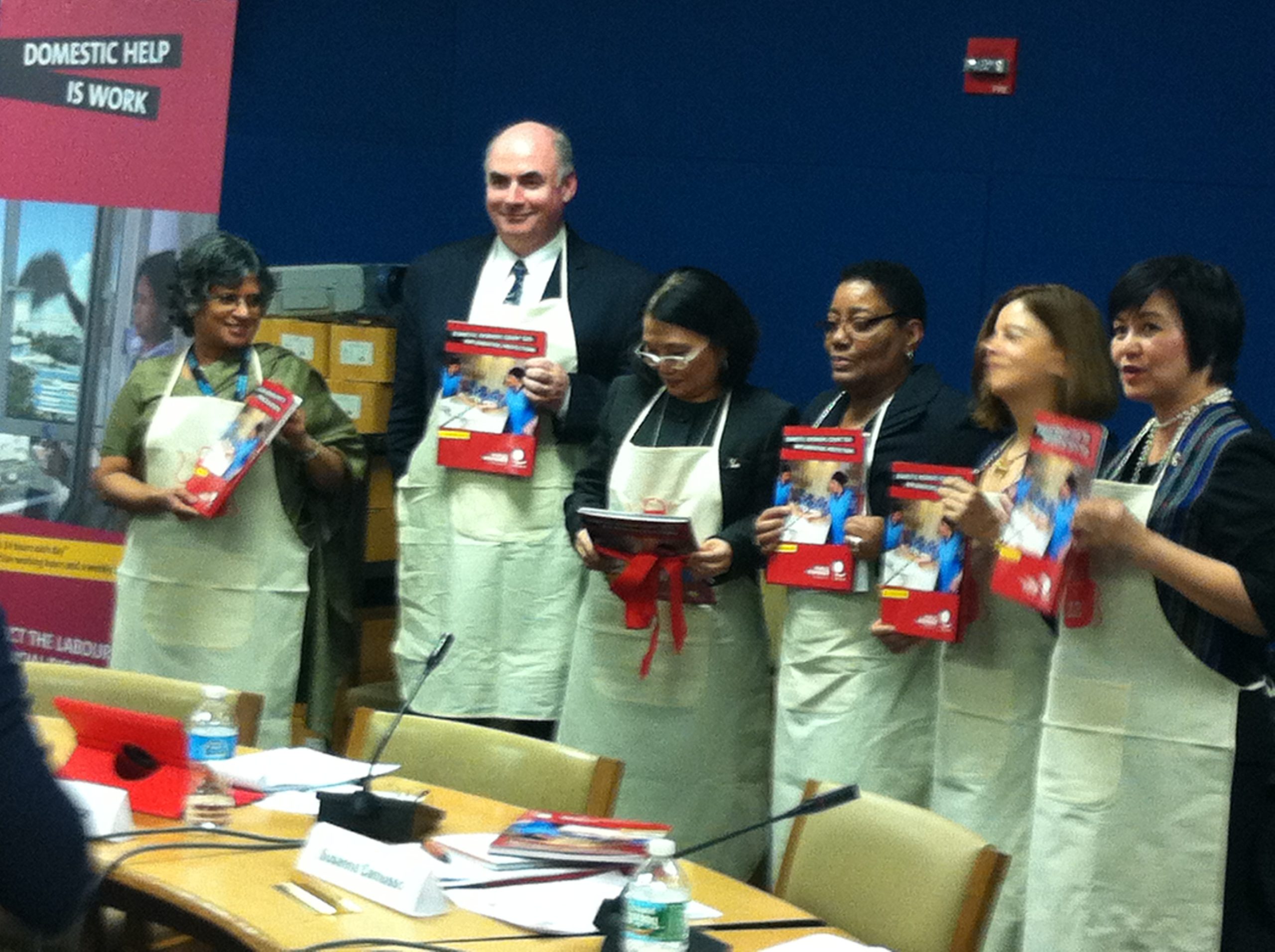 ONU NY Marcelle Perron et les travailleuses domestiques