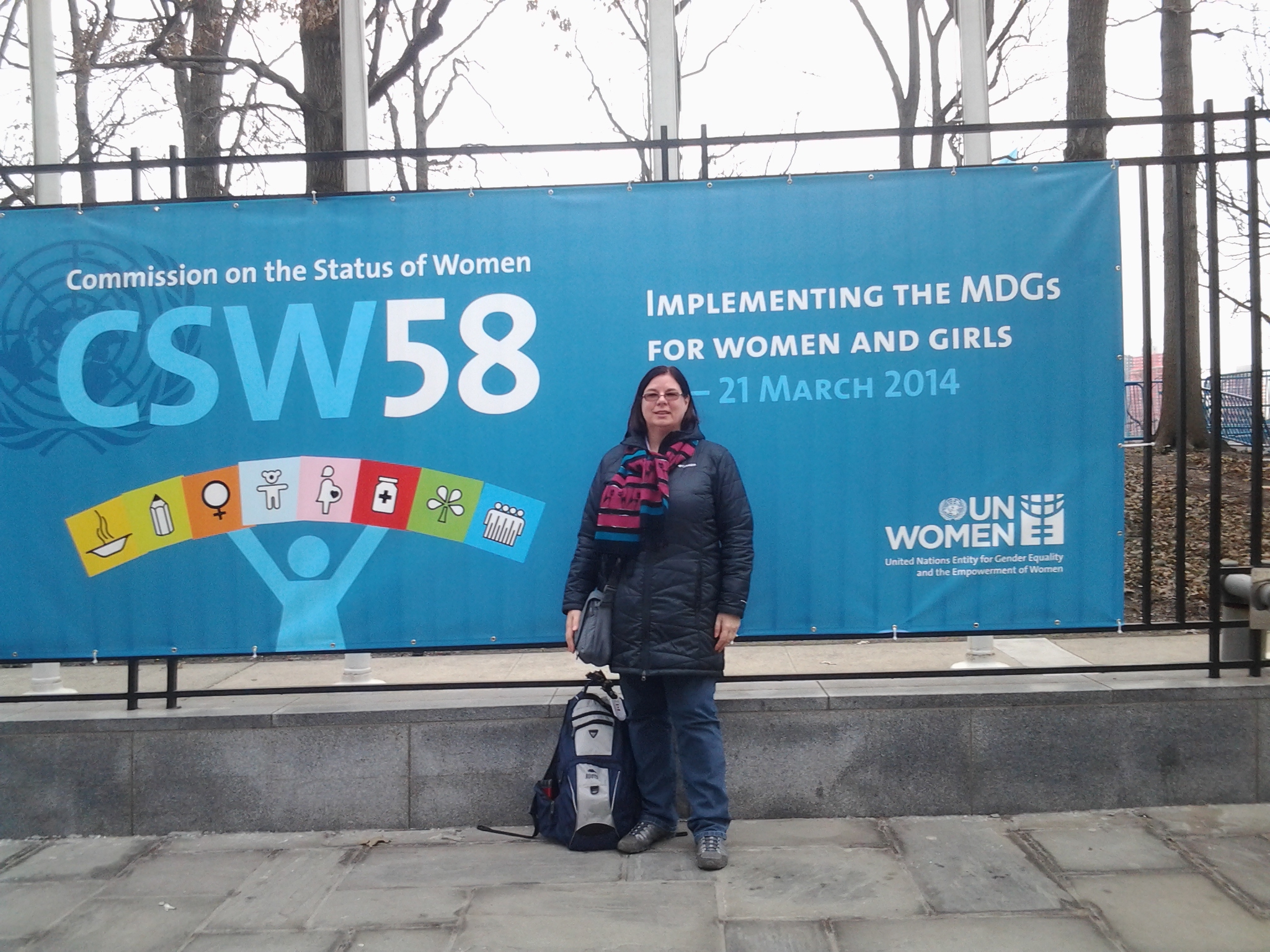 Louise Michaud, vice-présidente FTQ représentant les femmes à l'ONU