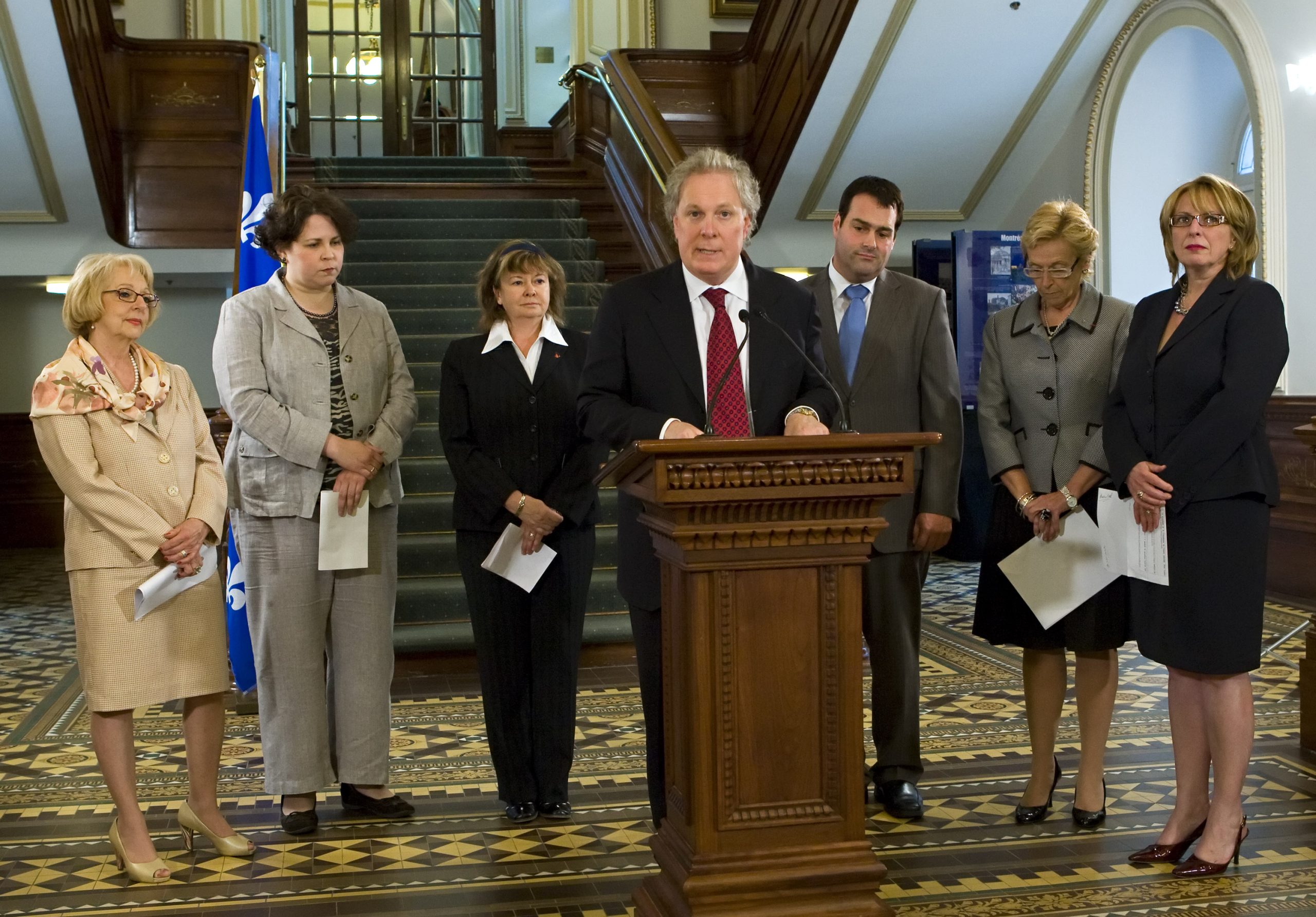 Conférence de presse à Québec 27 mai 2009